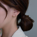 Fashion Exquisite Rhinestone Decor Ear Cuff earring for Woman  2023 New Arrival Christmas Gift stud earrings - Charlie Dolly