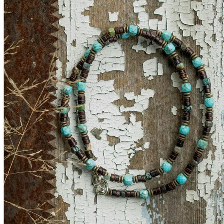White Puka Shell Surf Boho Necklace