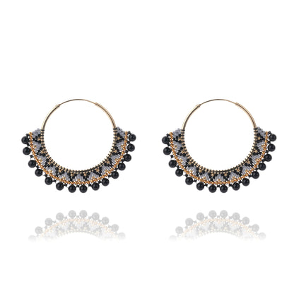 LIMAX Bohemian Earrings 2022 Beads Long Earrings Ethnic Style Drop Earings Fashion Jewelry Bijoux Femme Statement Earrings