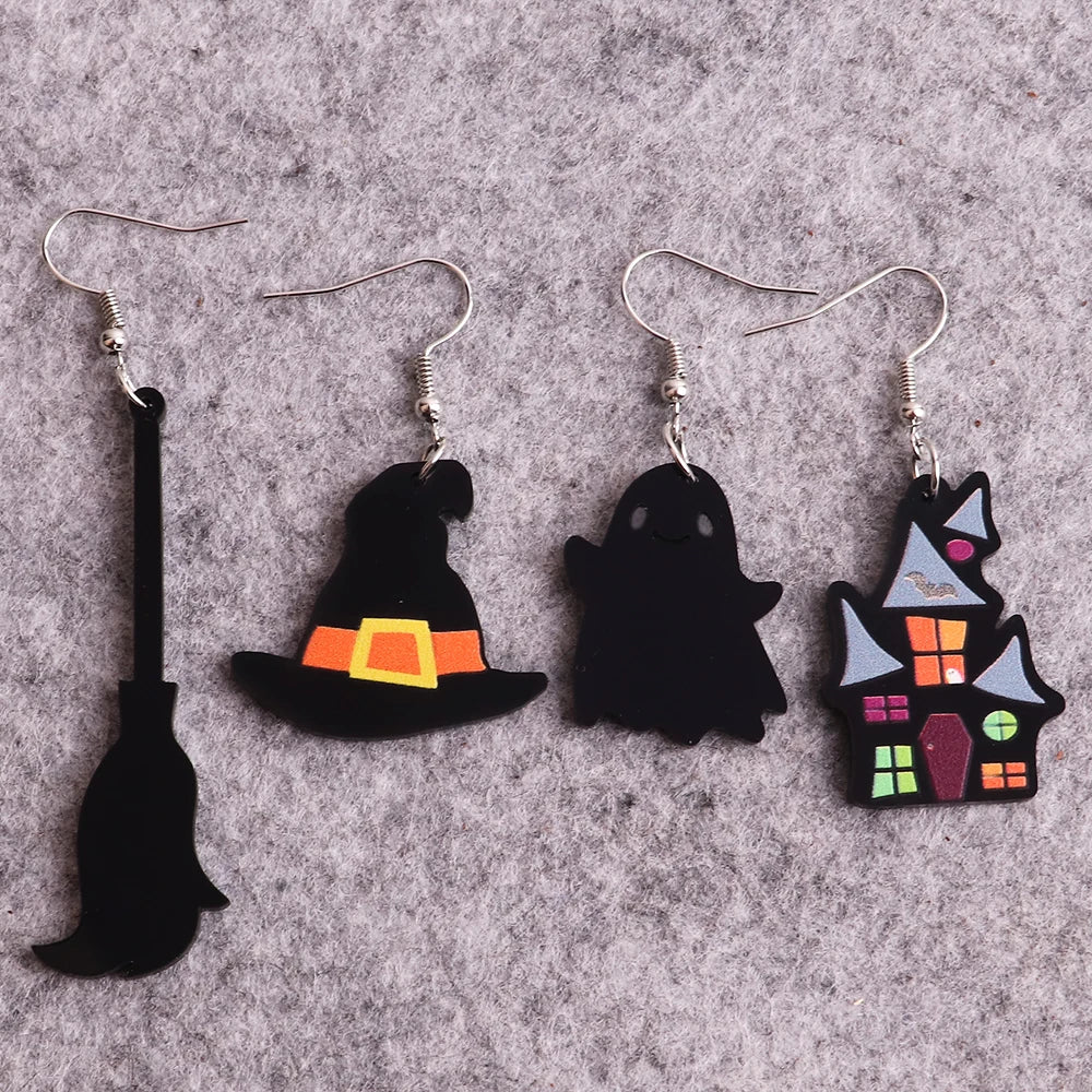 New Halloween Big Plasma Blood Bag Acrylic Drop Earrings for Women Creative Gothic Blood Pack Long Earring Vampire Jewelry Gifts - Charlie Dolly
