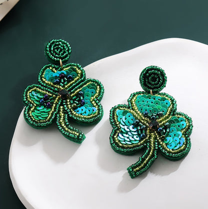 Bohemia Colorful Seed Beads evil eye Flower Drop Earrings For Women Handmade Tassel swan Statement Dangle Earrings Jewelry