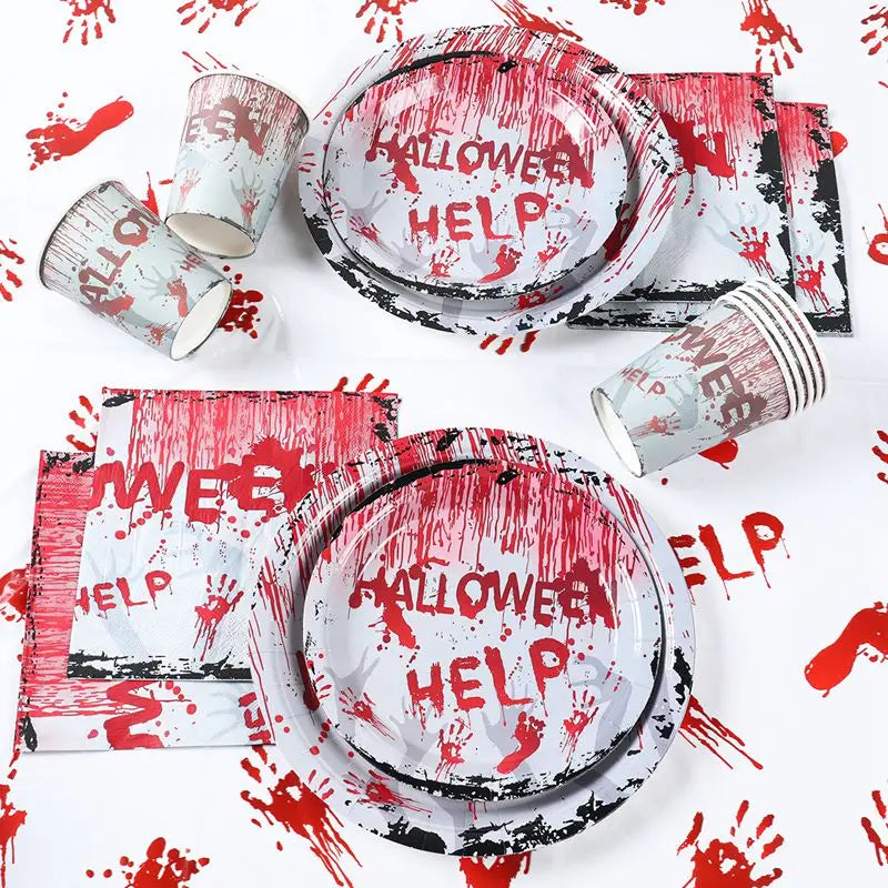 Halloween Black Lace Placemat Happy Halloween Party Decorations 2024 For Home Spider Web Tablecloth Kitchen Dining Table Covers - Charlie Dolly