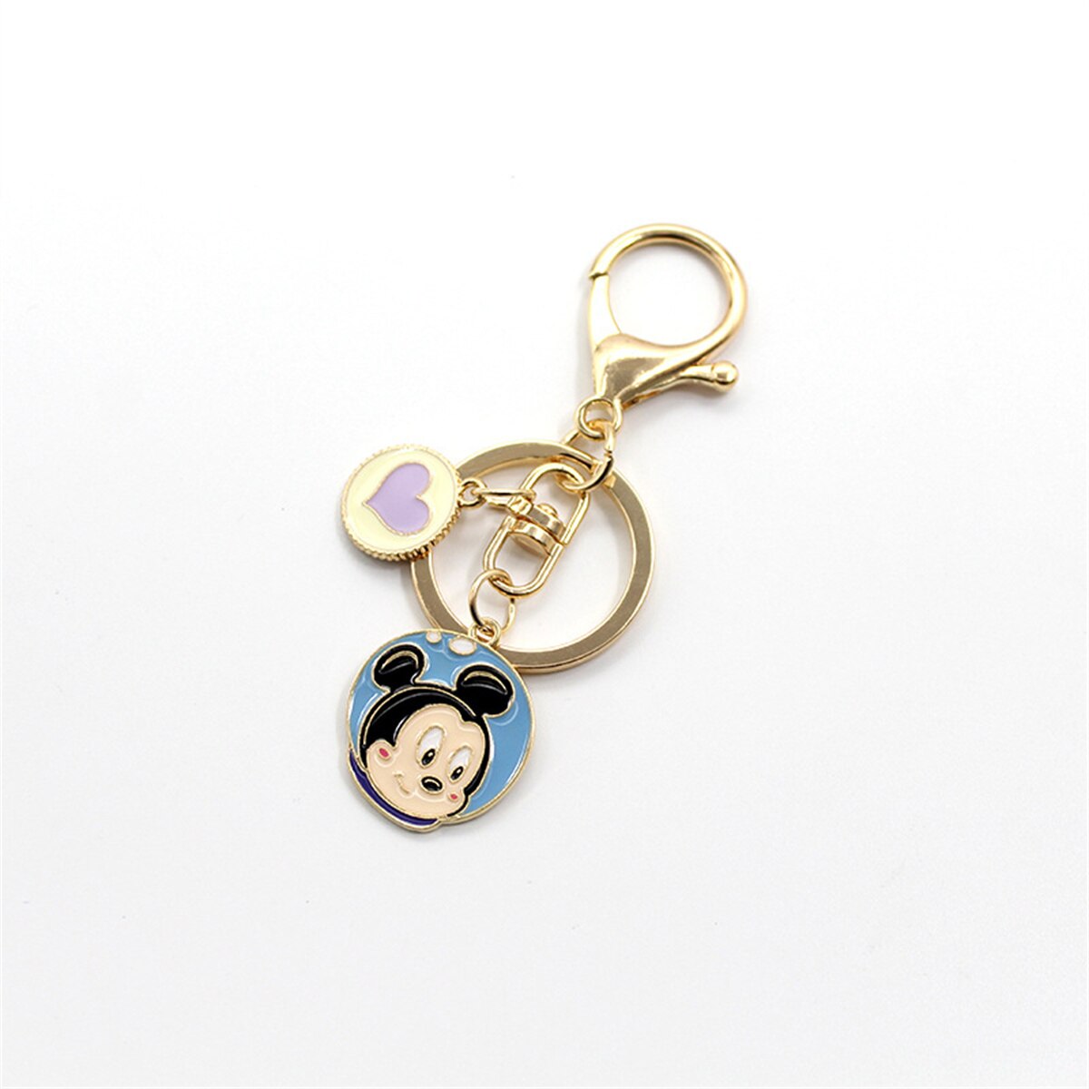 Disney Mickey Mouse Keychains Cute Cartoon Baby Boy Girl Figure Keyring Kawaii Minnie Key Chain Model Kid Toy Children Gift - Charlie Dolly