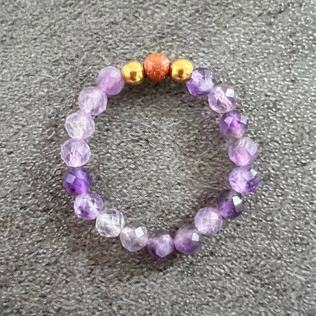 Boho Natural Stone Party Rings For Women Girls Trendy Handmade Jewelry Gift Amethyst Turquoise Tigereye Statement Ring Wholesale - Charlie Dolly