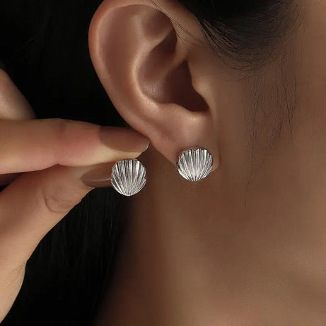 Pearl, Conch and Starfish Cute Boho Earrings