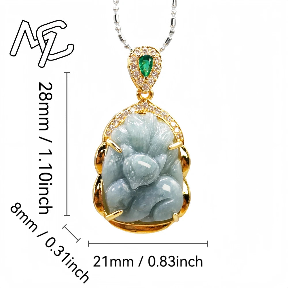 925 Silver Inlay Burmese Jade Adjustable Flower Gourd Butterfly Pendant Ring Emerald Rose Natural Green Women Jewelry Customized