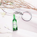 Wine Bottle Keychain Resin Simulation Mini Beer Cocktail Men Women Boyfriend Key Chain Alcohol Lovers Father's Day Gift - Charlie Dolly