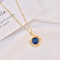 G&D Feeling Mood Sensitive Color Changing Sun Flower Pendant Necklace Gold Color Stainless Steel Necklaces Gift Jewelry - Charlie Dolly
