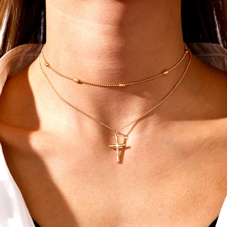 Angel Wings Pendant Boho Clavicle Chain Necklace