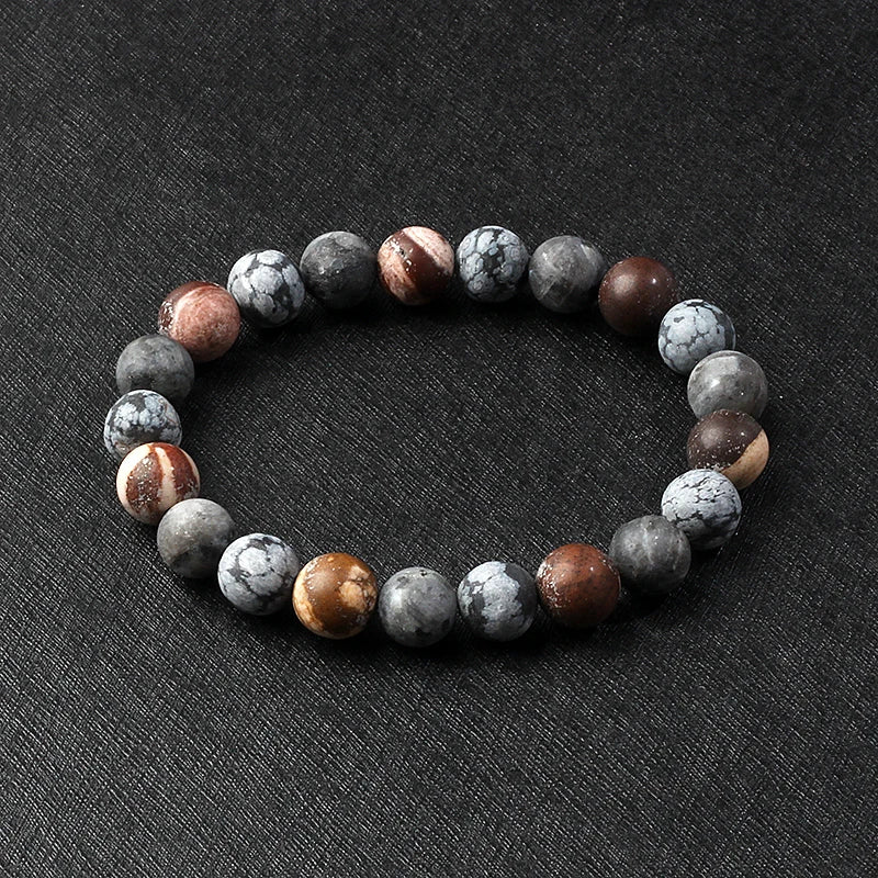 Galaxy Solar System Bracelet Men Universe Nine Planets Natural Stone Stars Earth Moon Bracelets for Women Fashion Couple Jewelry