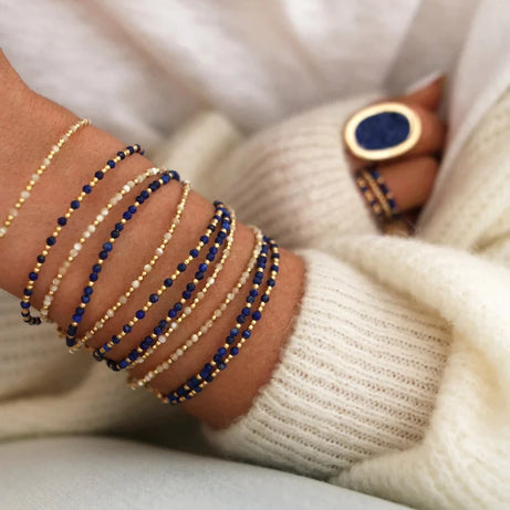 Natural Gemstone Beaded Bracelet