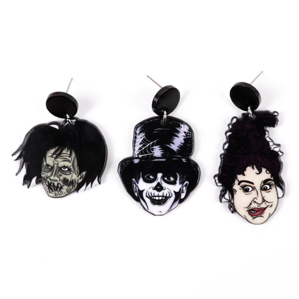 New Halloween Big Plasma Blood Bag Acrylic Drop Earrings for Women Creative Gothic Blood Pack Long Earring Vampire Jewelry Gifts - Charlie Dolly
