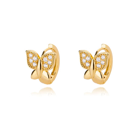 Colorful Enamel Heart Stud Earrings Jewelry