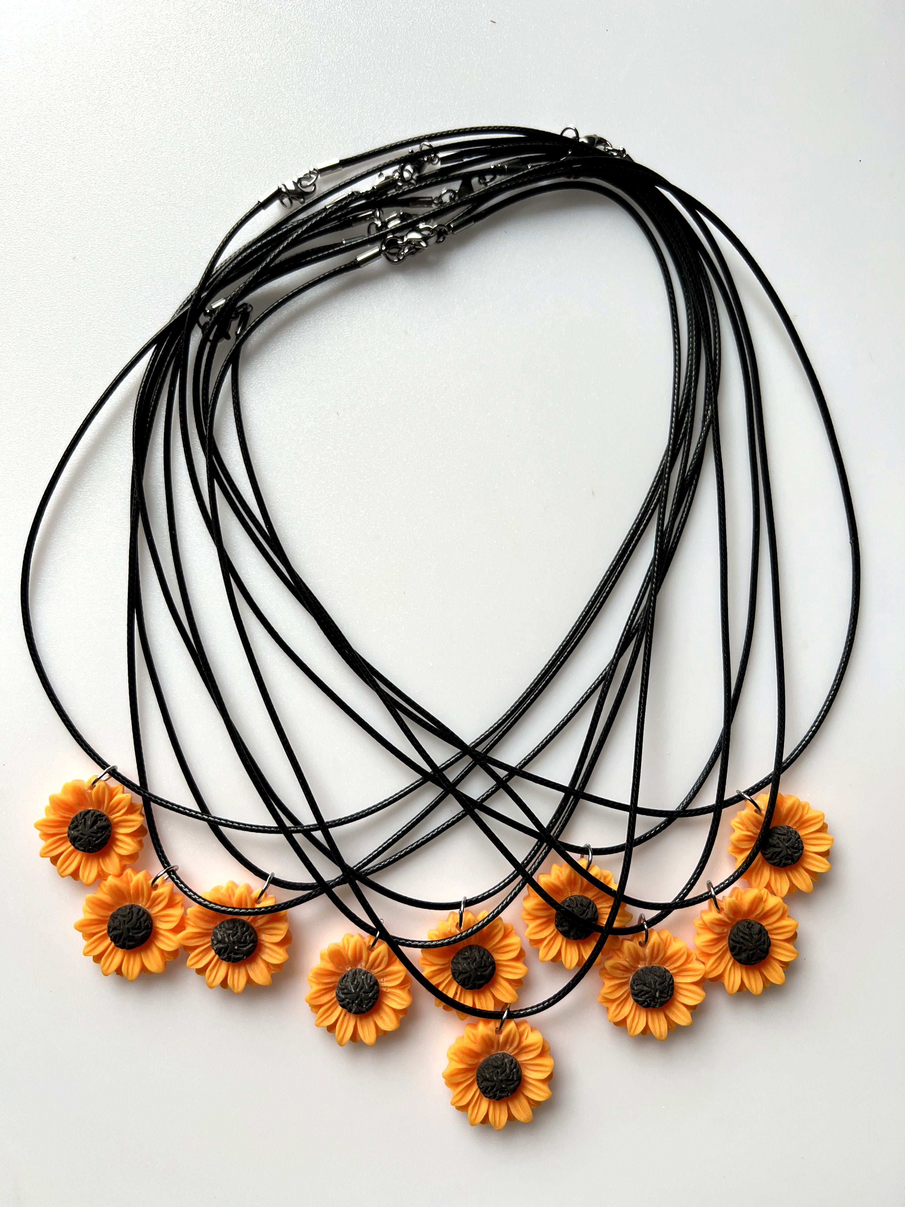 Sunflower Choker Necklace For Women Cute Flower Pearl Pendant Lady Girls Party Jewelry Accessories New Charm Gift - Charlie Dolly