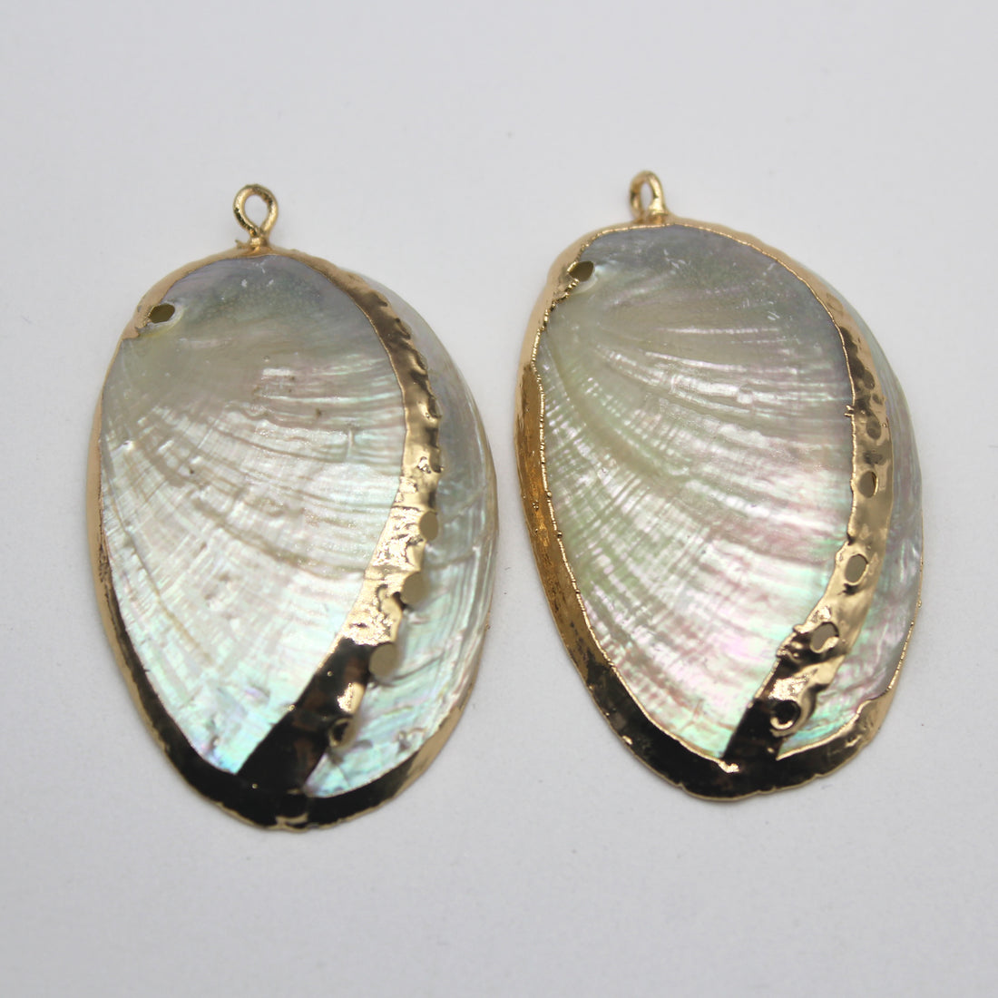 Natural Abalone Shell Pendant Beads Personality Ornaments For Jewelry Making DIY Necklace Earring Bracelet Handmade Accessories - Charlie Dolly