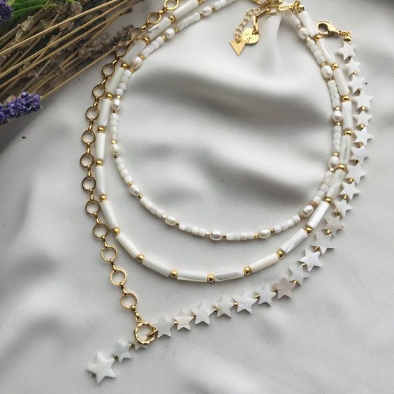 Women Fashion Exquisite Natural Shell Beaded Necklace Handmade Classic Stars Choker 2022 Christmas Gift For Friend Colliers - Charlie Dolly