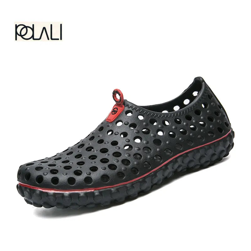 2023 Summer Beach Sandals Men Casual Shoes Brethable Flats Male Graden Clogs Slippers Slip On Fashion Loafers Light Big Size 45 - Charlie Dolly