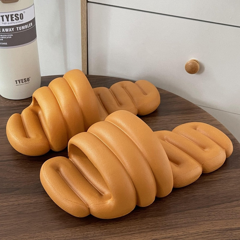 Women's Slippers Summer Designer Bubble Slides Soft Massage Sole Fashion Women Sandals Indoor Bathroom Comfort Fashion Slipper - Charlie Dolly