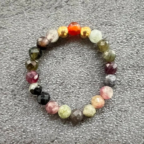 Boho Natural Stone Party Rings For Women Girls Trendy Handmade Jewelry Gift Amethyst Turquoise Tigereye Statement Ring Wholesale - Charlie Dolly