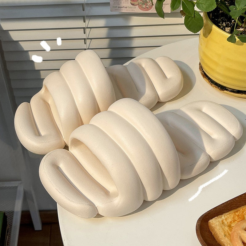 Women's Slippers Summer Designer Bubble Slides Soft Massage Sole Fashion Women Sandals Indoor Bathroom Comfort Fashion Slipper - Charlie Dolly