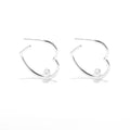 Imitation Pearl Earrings Women Fashion Snowflake Crystal Earrings Charm Zircon Jewelry Cute Earrings Best Choice for Couple Gift - Charlie Dolly