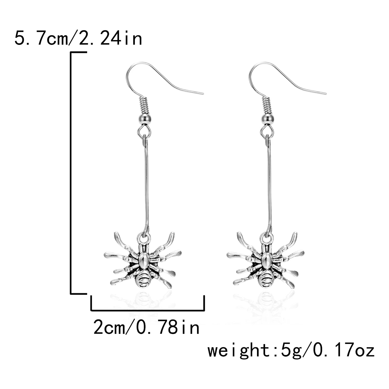 Cute Halloween Dangle Ghost Stud Earrings for Women Fashion Bat Spider Web Cat Pumpkin Star Drop Ear Jewelry Statement Bijoux - Charlie Dolly
