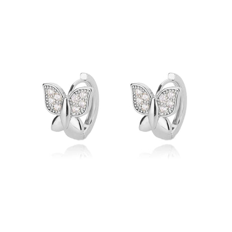 Colorful Enamel Heart Stud Earrings Jewelry