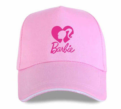 New Barbie Baseball Cap for Couple Anime Princess Girls All Match Sun Hat Cotton Soft Fashion Ladies Peaked Cap Sun Visor Gifts