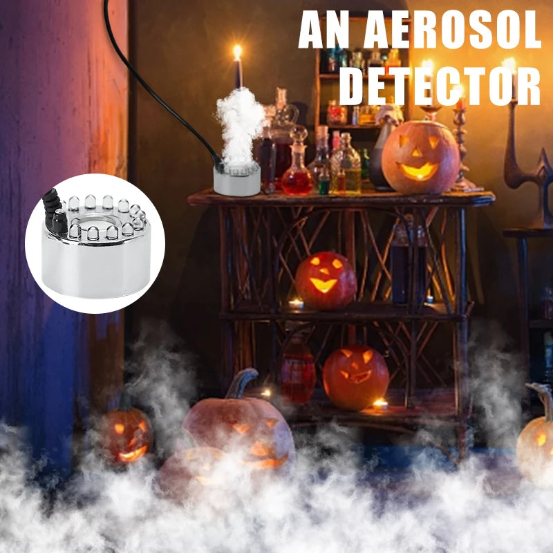 Mini LED Pumpkin Light Fogger Water Fountain Pond Fog Machine For Halloween Christmas Easter Party Festival Decoration 2023 - Charlie Dolly