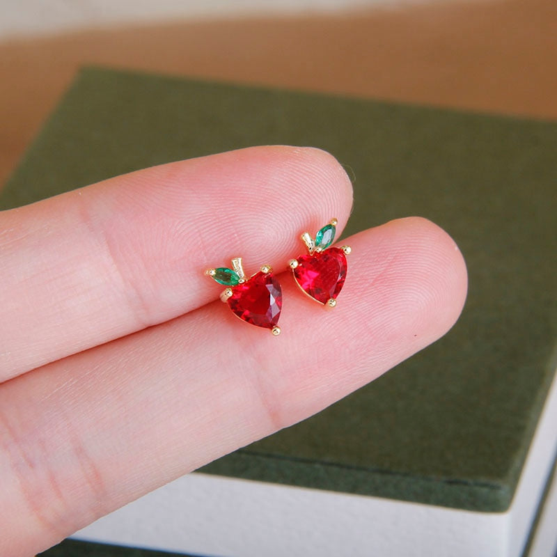 Sight Cute Jellyfish Earrings  Fashion Brand Jewelry Delicate Crystal Ocean Animal Stud Earrings for Women Gift - Charlie Dolly