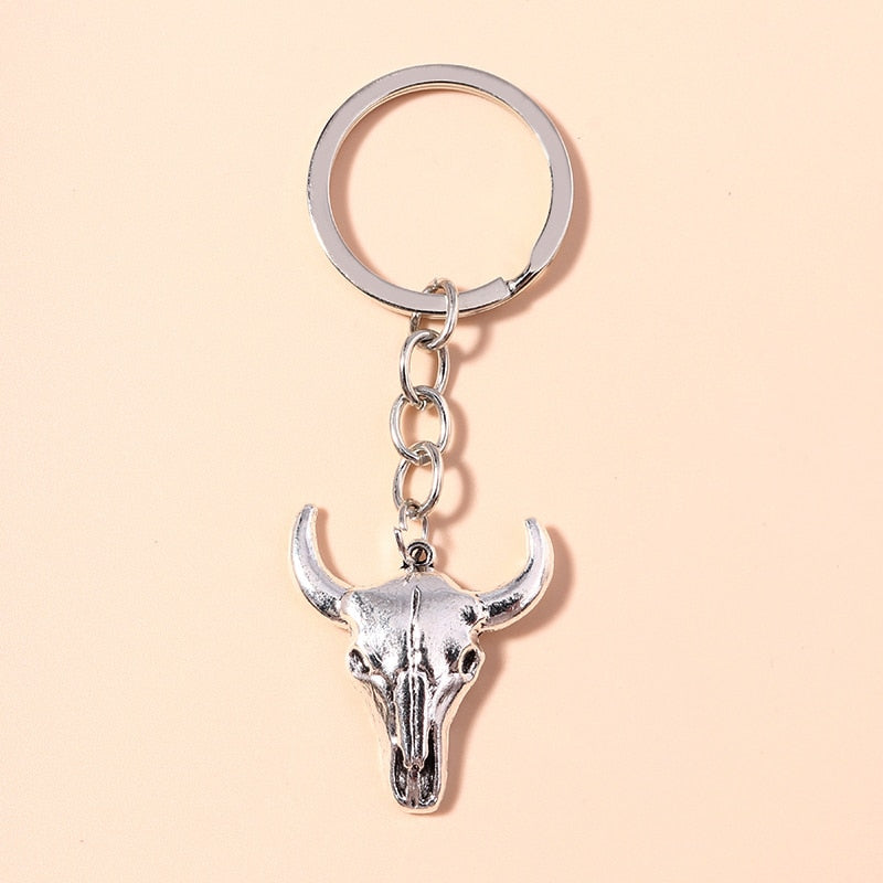 1Pc Bohemia Evil Eye Hamsa Hand Keychain for Women Men Blue Eye Sun Feather Key Ring Bag Pendant Car Key Holder Rings Wholesale - Charlie Dolly