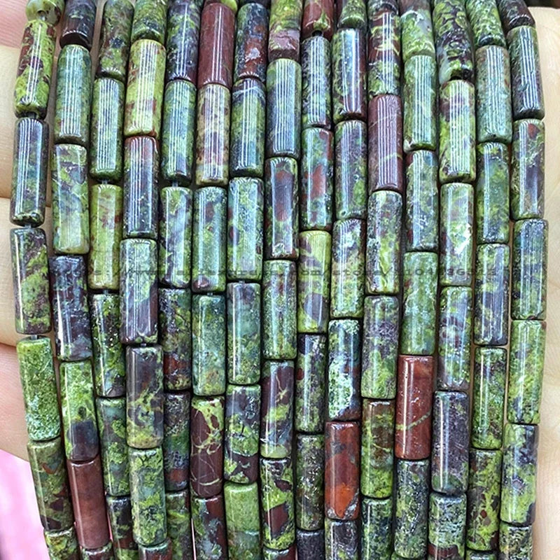 4x13mm Tube Natural Stone AA Lapis Lazuli Loose Spacer Beads for Jewelry Making Diy Bracelet Charms Earrings Accessories