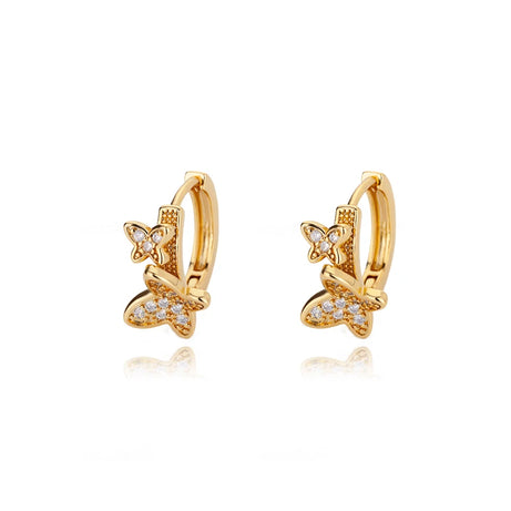 Colorful Enamel Heart Stud Earrings Jewelry