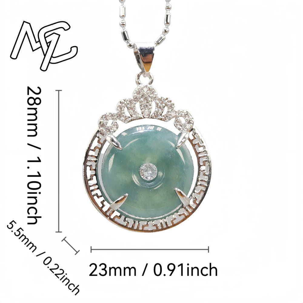 925 Silver Inlay Burmese Jade Adjustable Flower Gourd Butterfly Pendant Ring Emerald Rose Natural Green Women Jewelry Customized