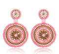 Top Quality Round Popular Earrings Handmade Jewelry Retro Ethnic Ladies Bohemian Earring - Charlie Dolly