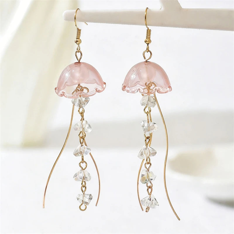 Mediterranean Style Big Fish Statement Earrings for Women Shell Scale Dangle Drop Earrings Boho Summer Vacation Beach Jewelry