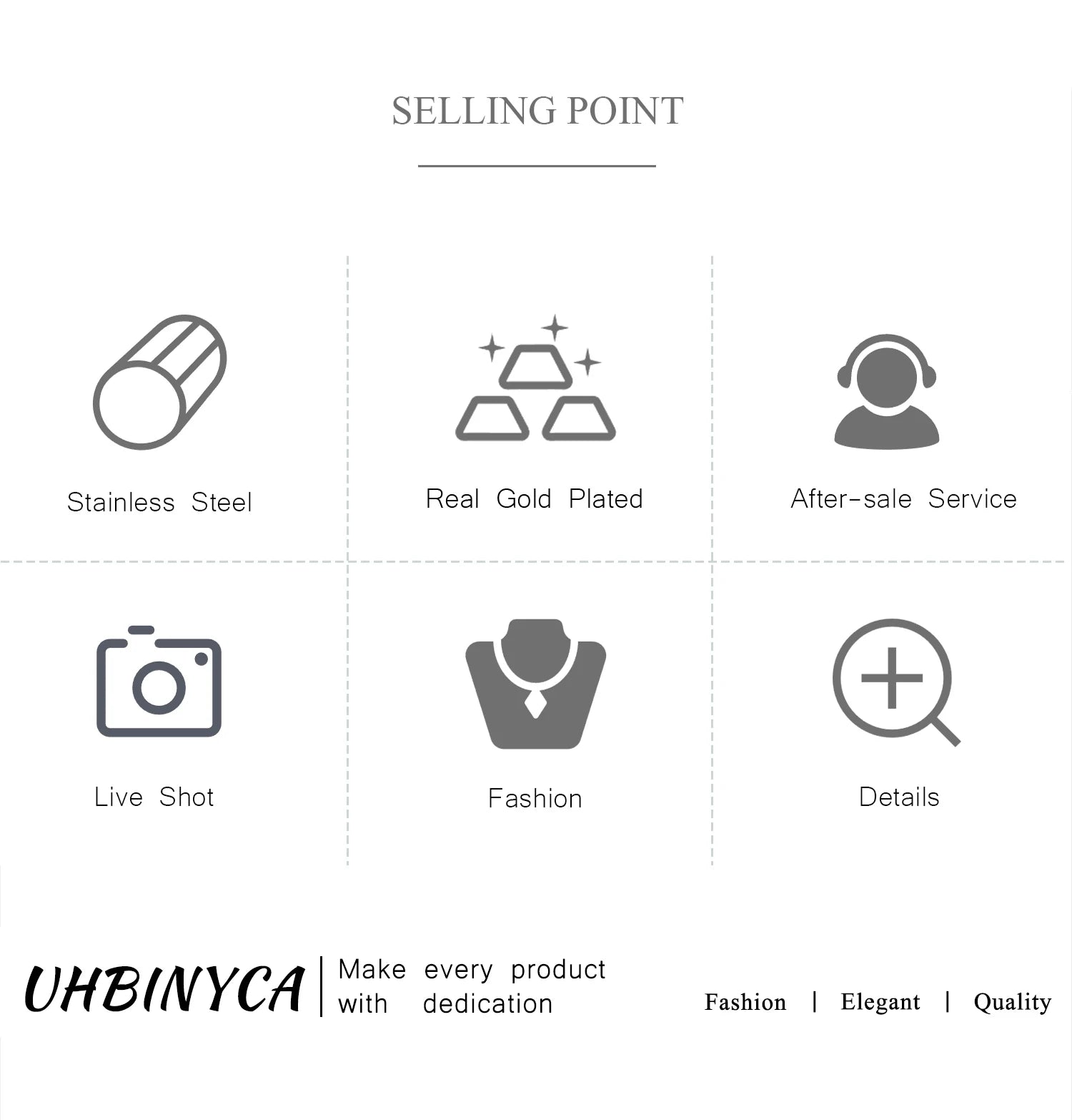 UHBINYCA Detachable Natural Stone Heart-shaped Pendant Earrings, Stainless Steel Hoop Earrings