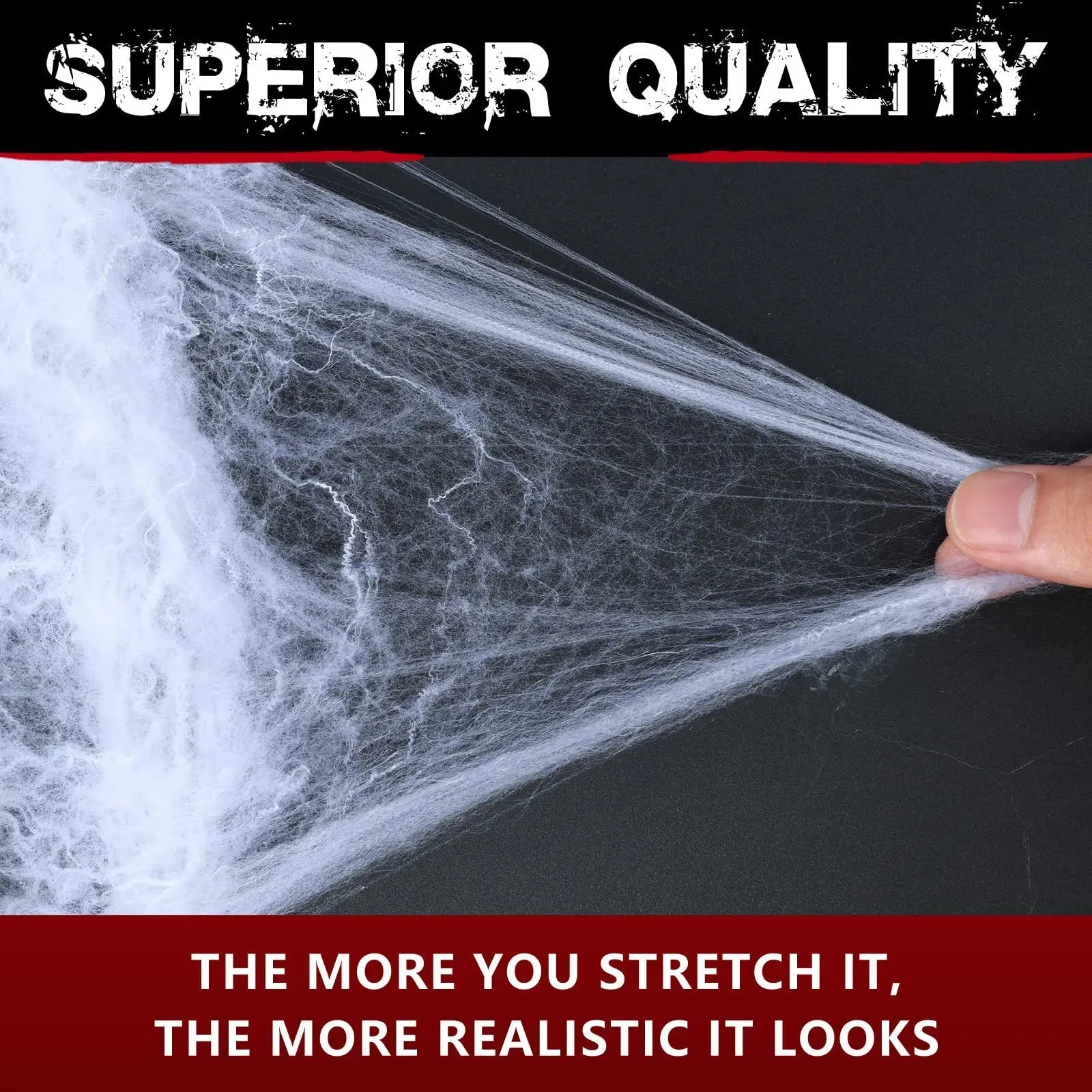 Halloween Decoration Party Accessories Decorations for Events Scream Festa Spider Web Black Outdoor Props Haunted House Spider - Charlie Dolly