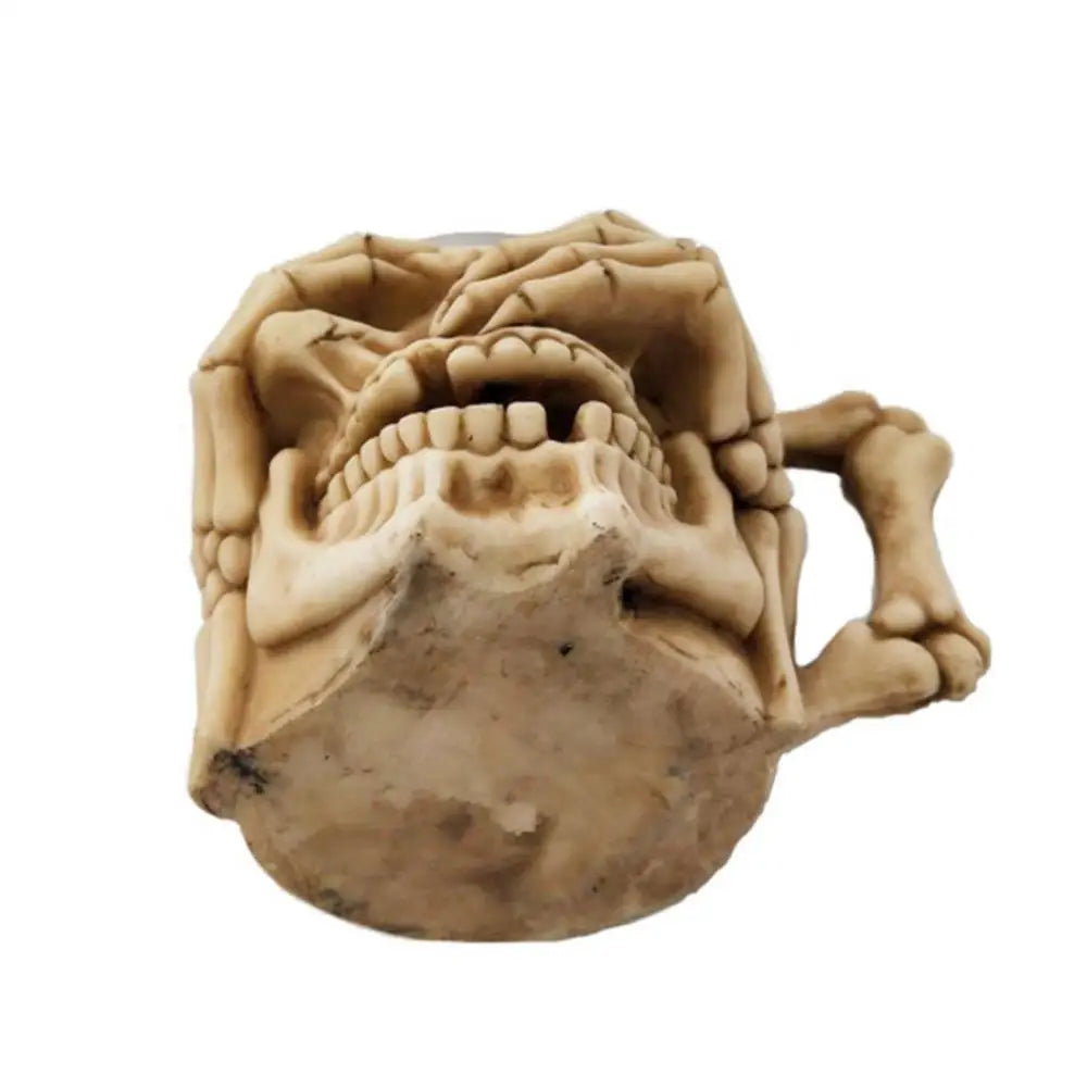 3D Skull Cup Halloween Thriller Cup Decoration Skull Cup Halloween Decoration Resin Skeleton Ghost Mug Coffee Cup Halloween Gift - Charlie Dolly