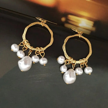 Boho Irregular Pearl Earrings For Women Ear Clip Earring Women Jewelry Gift Mujer Accessories