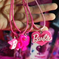 Anime Y2K Barbie Girls Necklace Kawaii Cartoon Doll Pendant Necklaces Fashion All-Match Women Girls Jewelry Accessories Gift Toy - Charlie Dolly