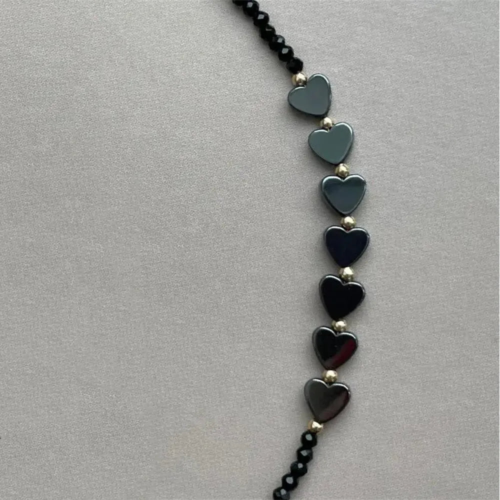 Vintage White Natural Heart-shaped Shell Chain Necklace For Women Female Boho Fashion Simple Choker Sandy Beach Jewelry Gift