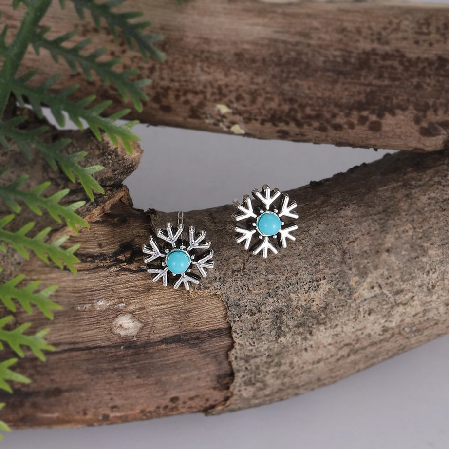 Turquoise Arrow Triangle Mini Stud Earrings Jewelry