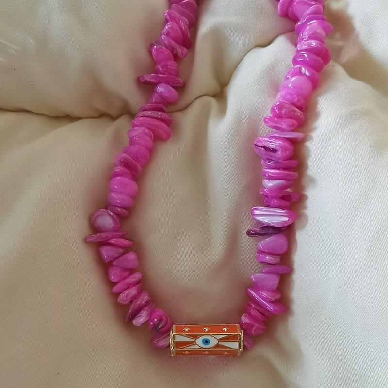 Luxury Mens Jewellery evil eye Pendant Necklace Men Classic Necklace Jewelry Gift Jewelry for Women Collares Para Mujer Quartz - Charlie Dolly