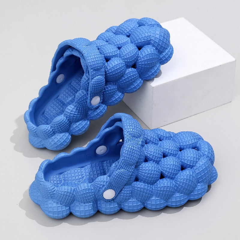 Comwarm Women Clogs Slippers Cute Bubble Ball Sandals Summer Indoor Massage EVA Slides Outdoor Closed Toe Anti-Slip Fashion Shoe - Charlie Dolly