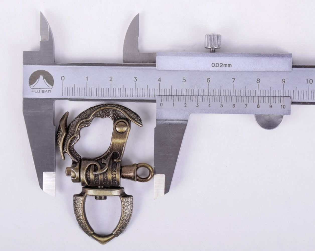 2X Heavy Robot Novel Retro Brass Trigger Swivel Bolt Clasps Motorcycle Biker Key Wallet Chain Keychain Fob Clip Clasp Hook - Charlie Dolly