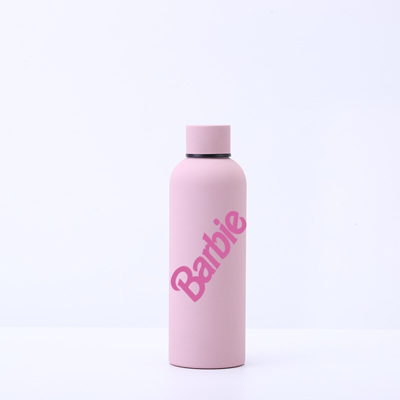 Anime 500Ml Barbie Stainless Steel Insulation Cup Kawaii Cold Insulated Sport Water Bottle High Capacity Thermos Drinking Kettle - Charlie Dolly
