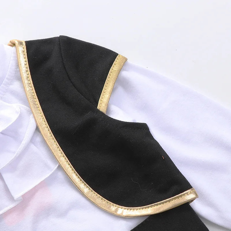 Cosplay Red Knight Pirate Captain Suit Kids Baby Jumpsuits Romper Halloween Costume Fancy Dress party Anime Stage Show Props - Charlie Dolly