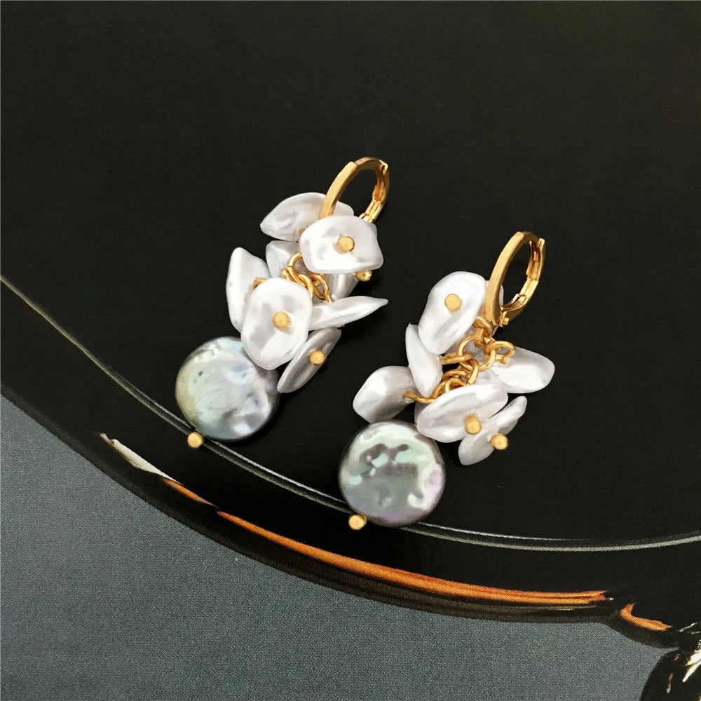 Boho Irregular Pearl Earrings For Women Ear Clip Earring Women Jewelry Gift Mujer Accessories
