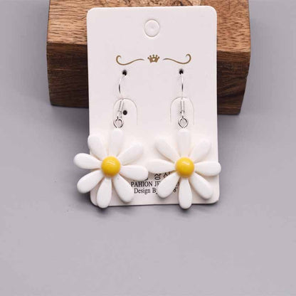 Fashion Korean Minimalist Cute Silica Gel Little Lemon Yellow Duck Earring For Temperament Girls Gift Earrings Jewelry